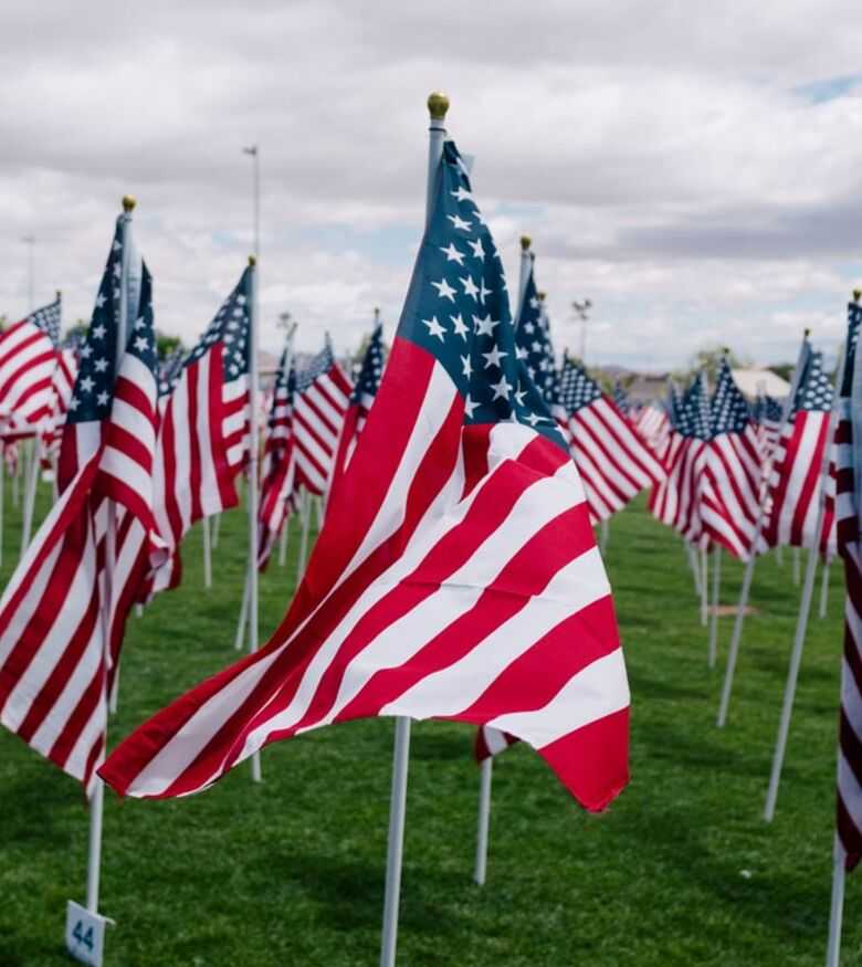 Veterans Disability Lawyers Alpharetta, GA - American flags for veterans