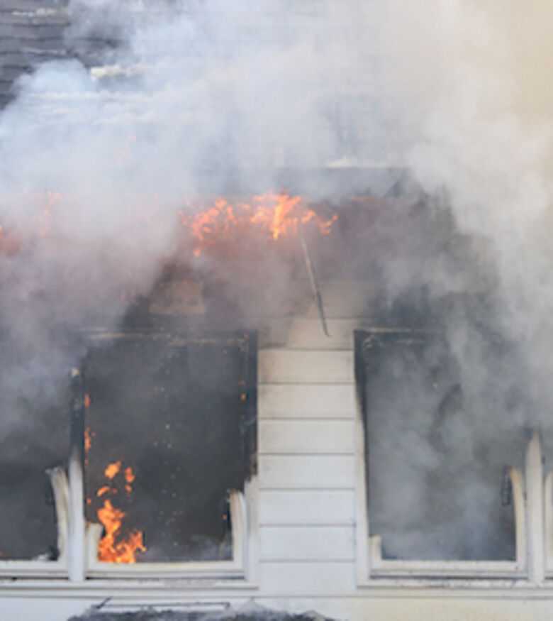 Daytona Beach Burn Injury Attorneys - fire with a lot of smoke