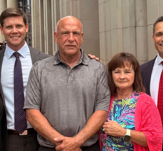 photo of morgan and morgan attorneys and clients