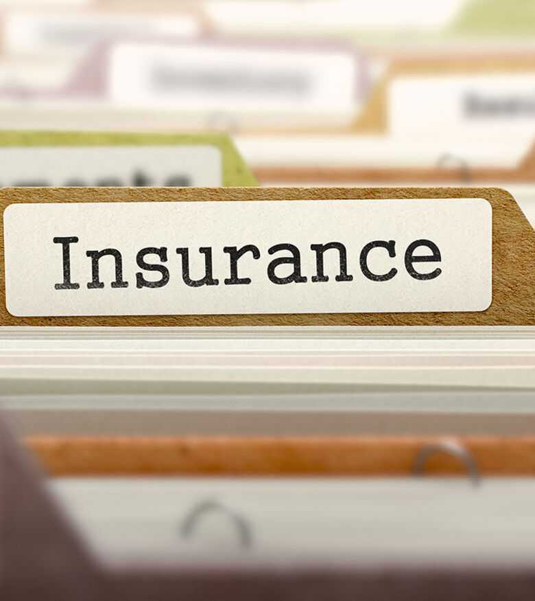 Insurance Claim Lawyers in Hilton Head, SC - Insurance folder in between other folders