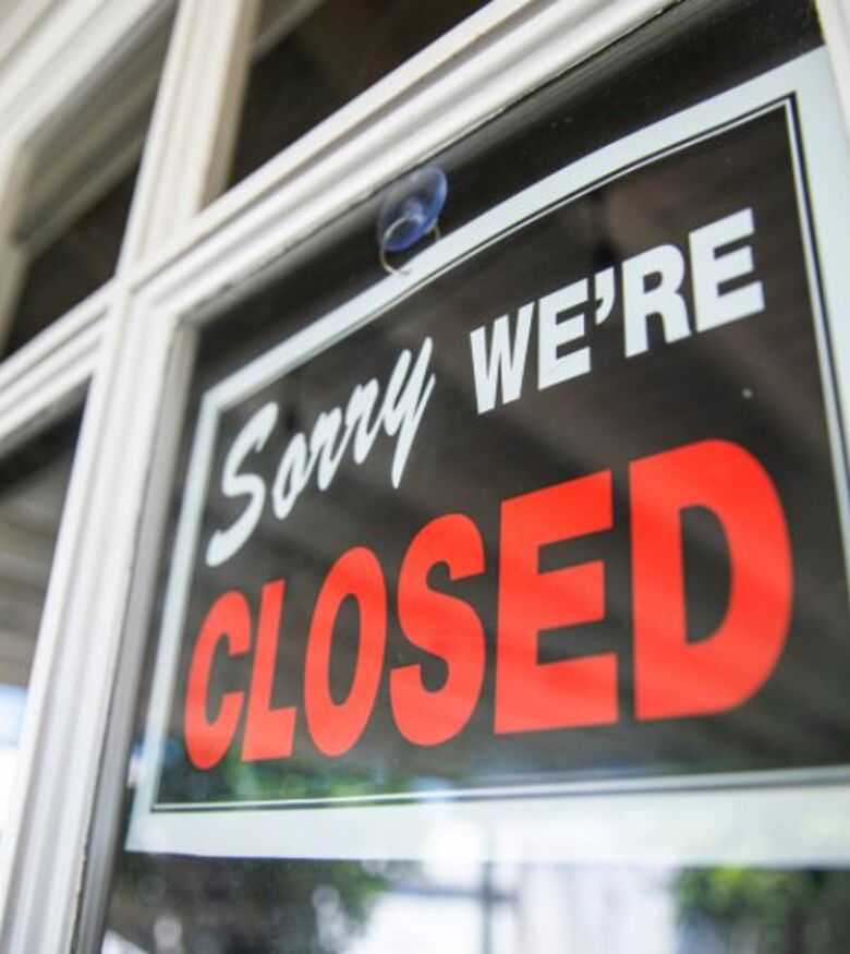 Business Interruption Lawyers in Pittsburgh, PA - sorry were closed sign 