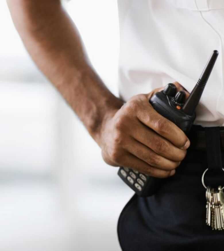 Negligent Security Lawyers in Pittsburgh, PA - security guard with a radio