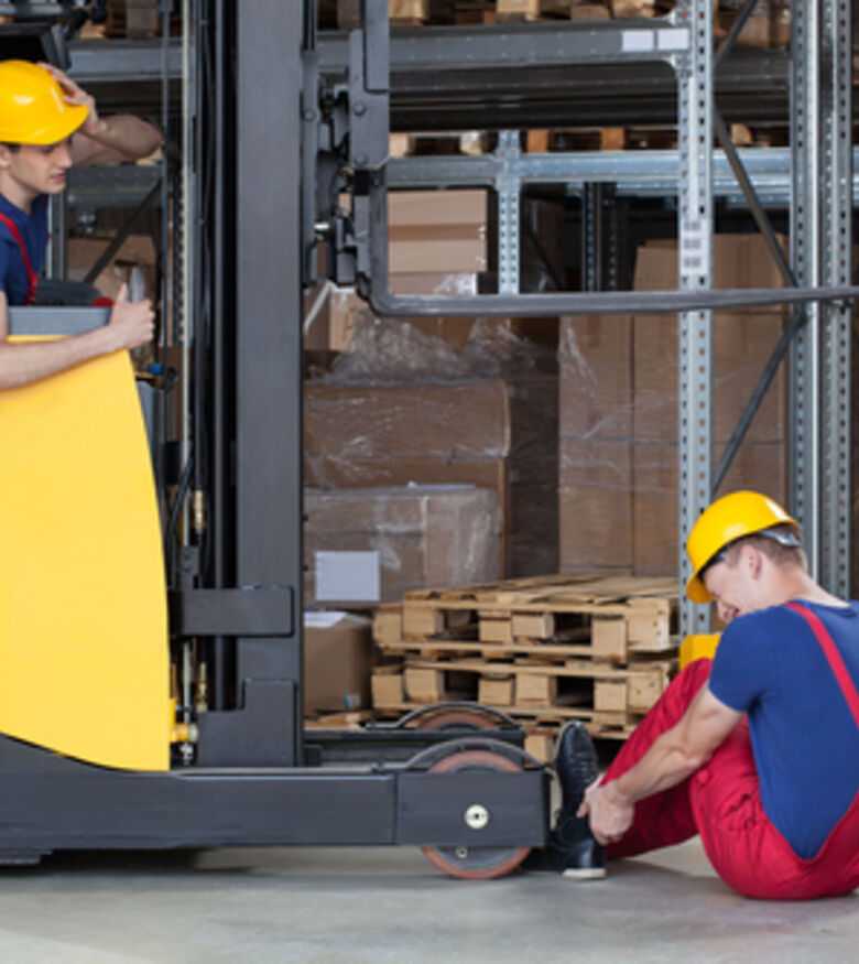 Forklift Accidents Lawyer in NYC - worker suffers forklift accident