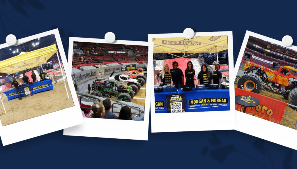 Images of the team at the Monster Jam Event