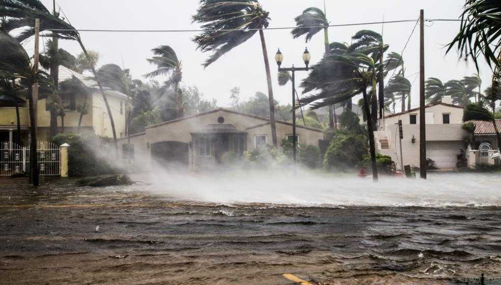 House in a hurricane