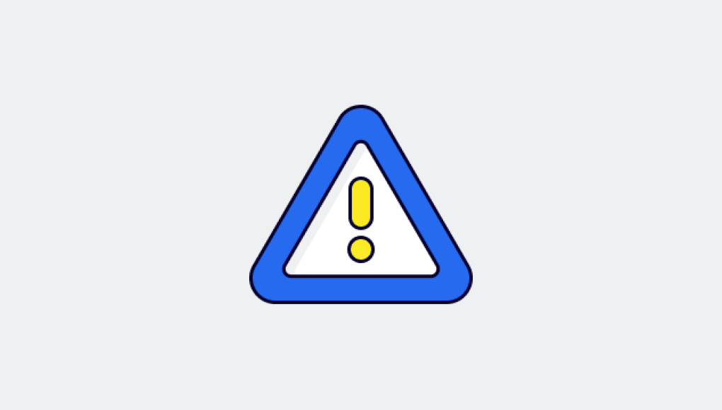 Illustration of a triangular warning sign with an exclamation mark, symbolizing important caution and guidance for case success.