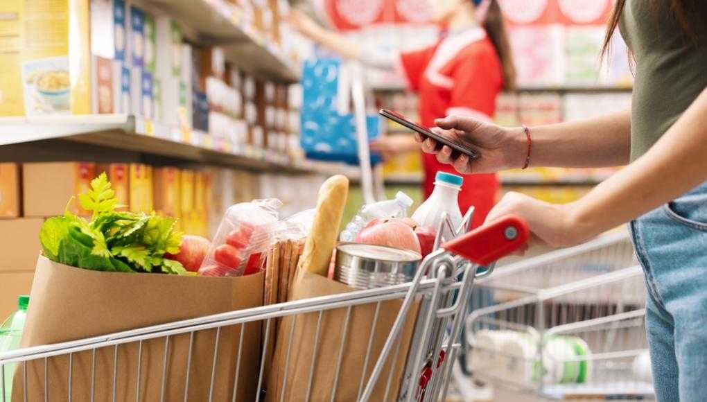 shopping in the supermarket