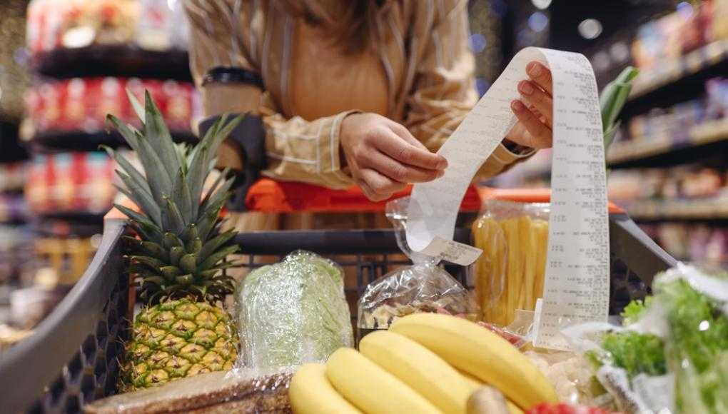 shopping at the grocery