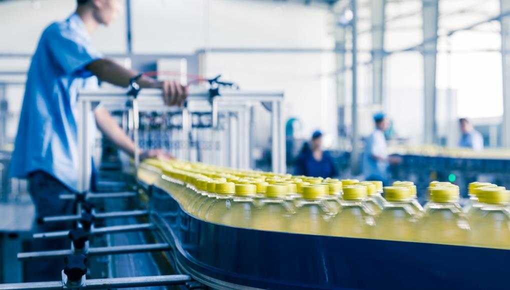 Production line at a factory