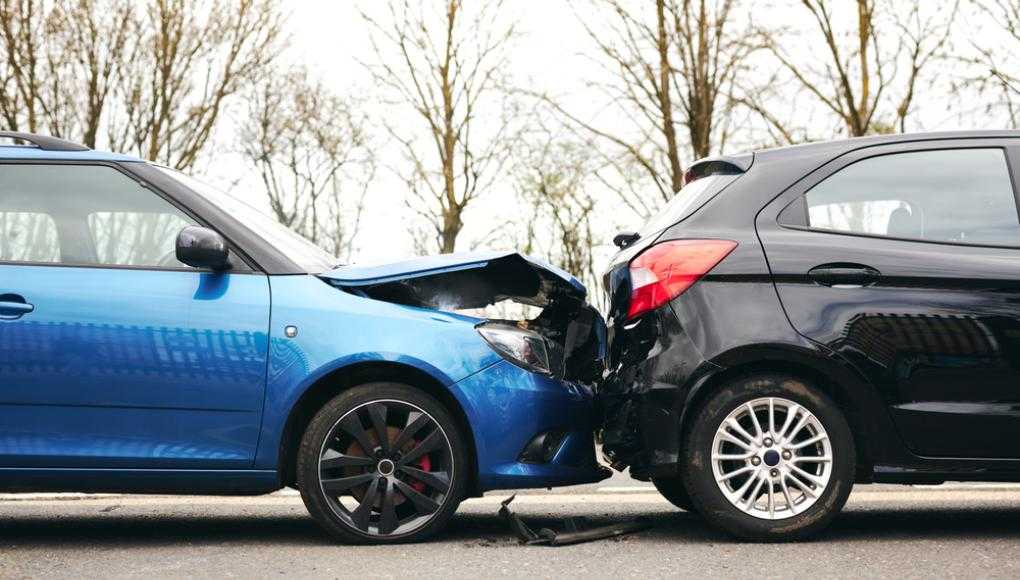 Rear end collision 