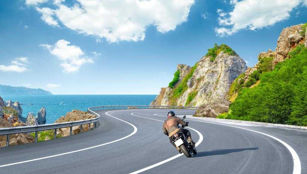 motorcycle on a highway