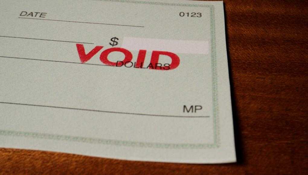 How to Void a Cashier's Check