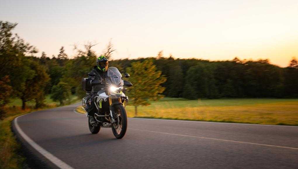 motorcycle on a highway