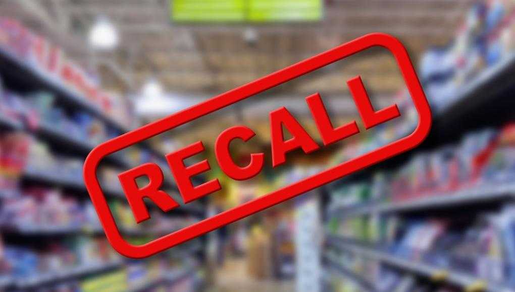 recall image over a grocery aisle