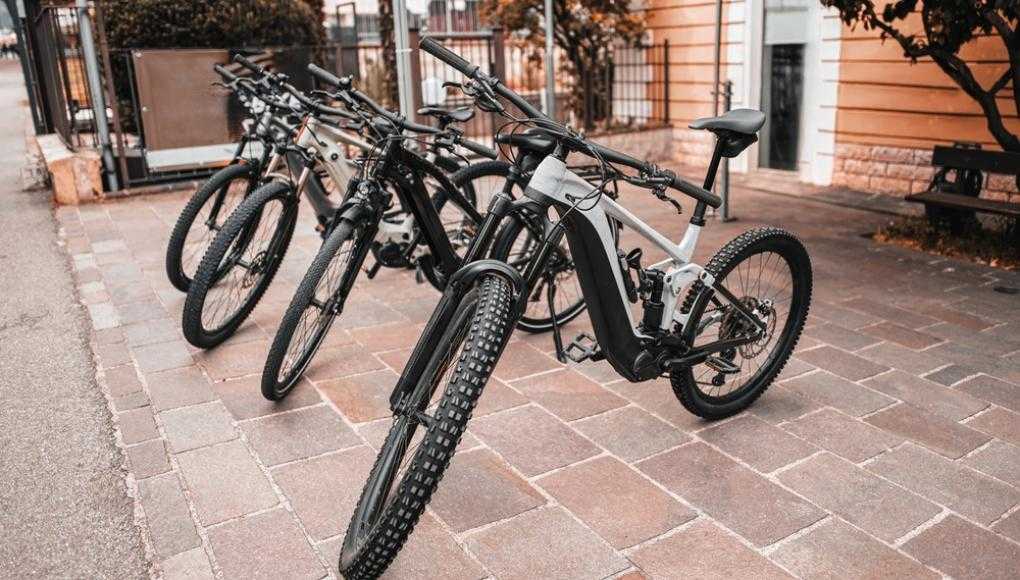 row of bikes