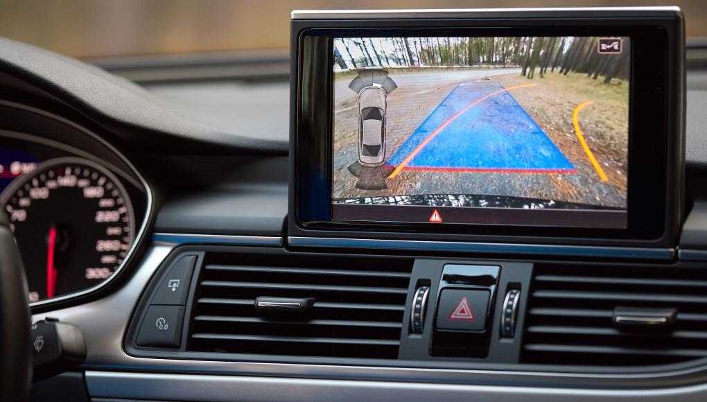 Car dashboard of review camera