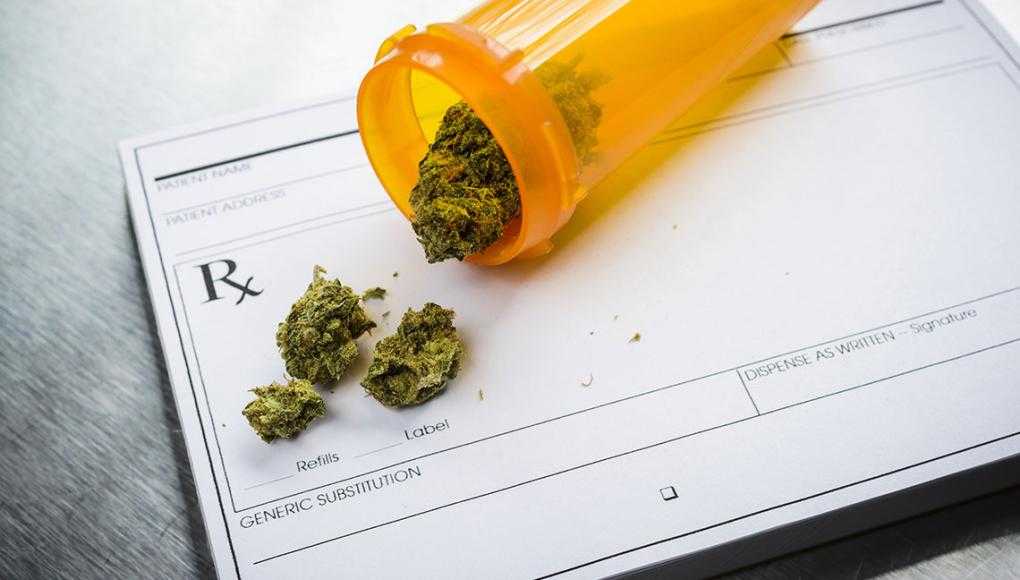 Senate Moves One Step Closer to Medical Marijuana for Veterans - Cannabis placed on a prescription (RX) paper