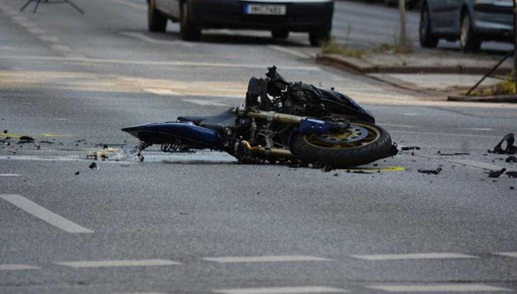 Motorcycle crash