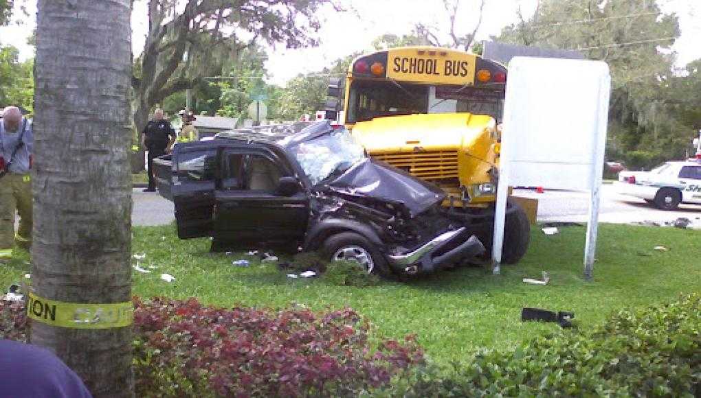 school bus crash