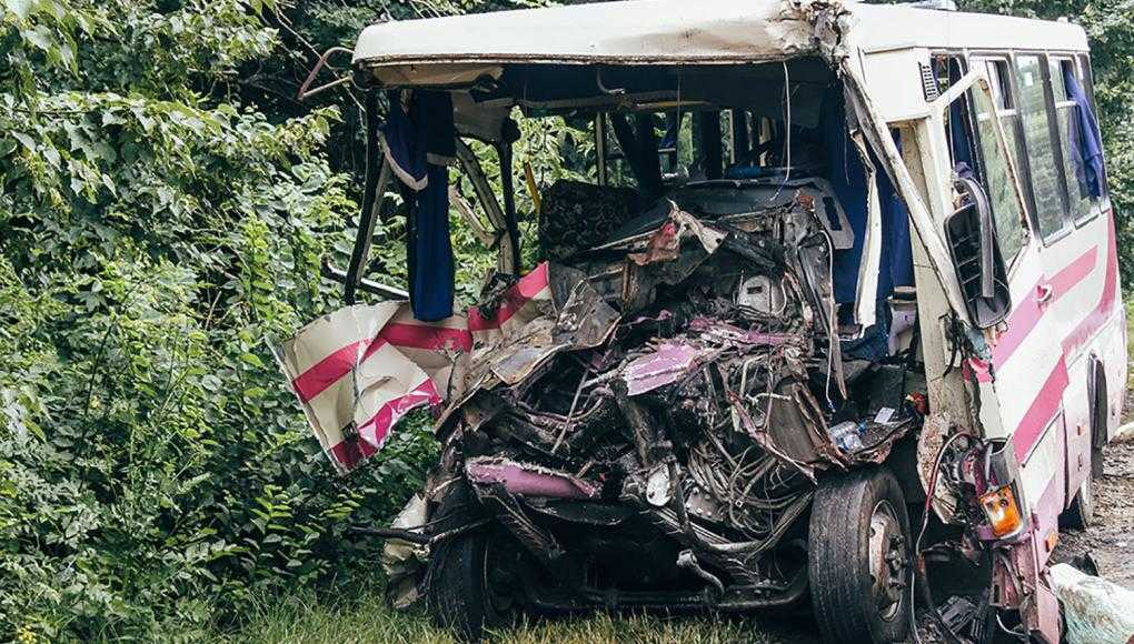 Total Bus after frontal crash