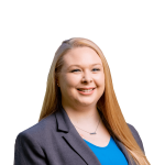 Headshot of Kelsey Saalmann, a Charleston-based car accident and auto injury lawyer at Morgan & Morgan