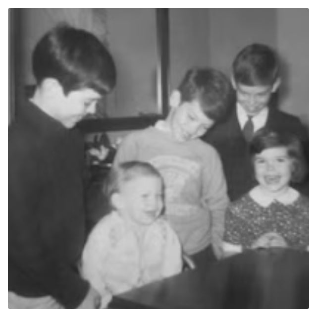 Mike, John, Tim, Mary Pat, and Baby Thad