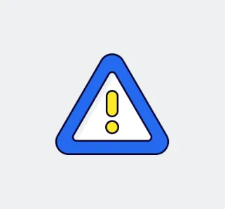 Illustration of a triangular warning sign with an exclamation mark, symbolizing important caution and guidance for case success.