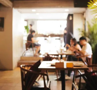 eating at the Restaurant