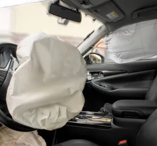 deployed airbag