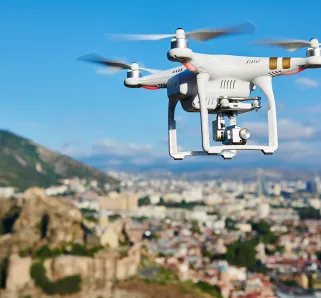 drones cause car accidents