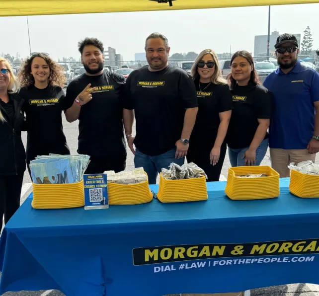 Morgan & Morgan Crushes It at Monster Jam in Anaheim, CA - team photo