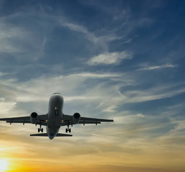 airplane flying in the sky