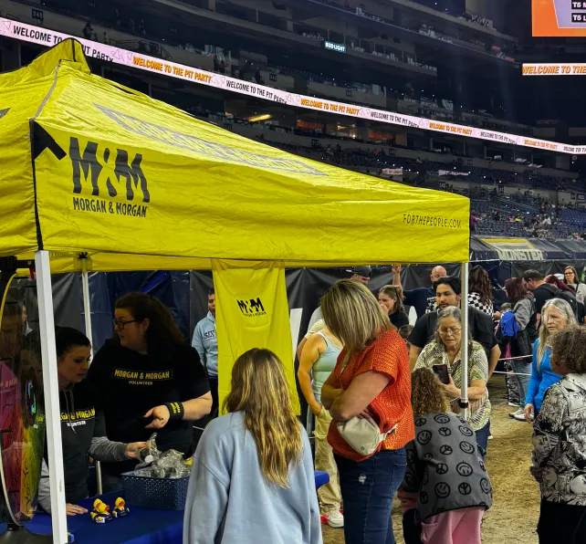 morgan and morgan team at an event