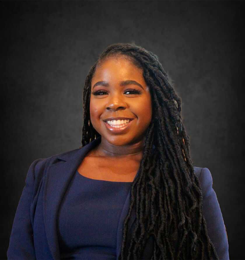 Headshot of Aleeyah Jones, an Orlando-based personal injury lawyer at Morgan & Morgan