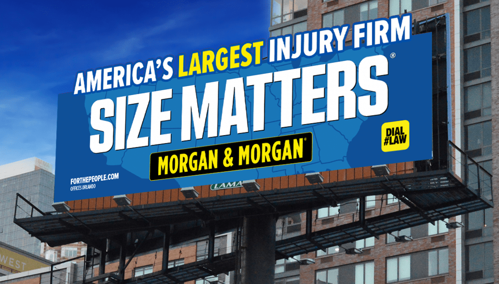 How Important Is Size When Choosing a Law Firm - america's largest injury firm billboard
