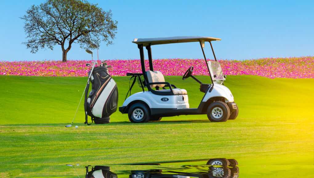 How to Handle a Golf Cart Accident Claim in Melbourne, FL - golf parked in the golfing area