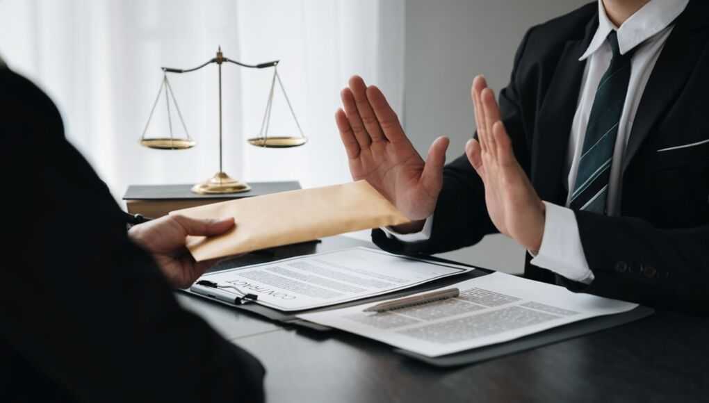 What Happens if You Reject a Settlement Offer - lawyer rejecting settlement offer