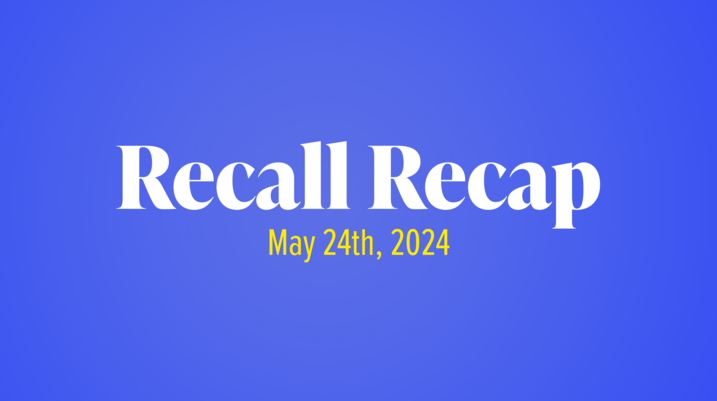 The Week in Recalls: May 24th, 2024