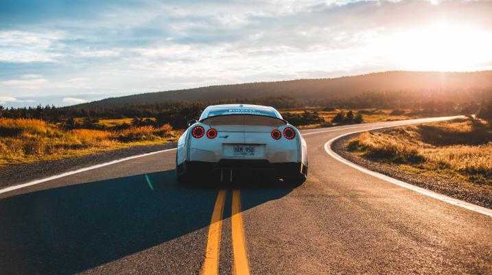 Car on a road