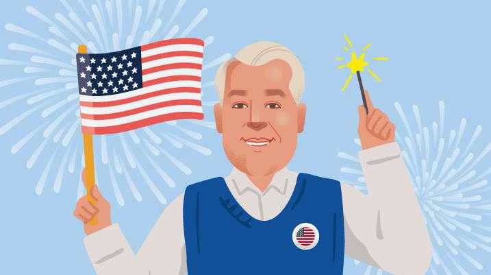 The Memorial Day Safety Guide - John Morgan with USA flag and beer