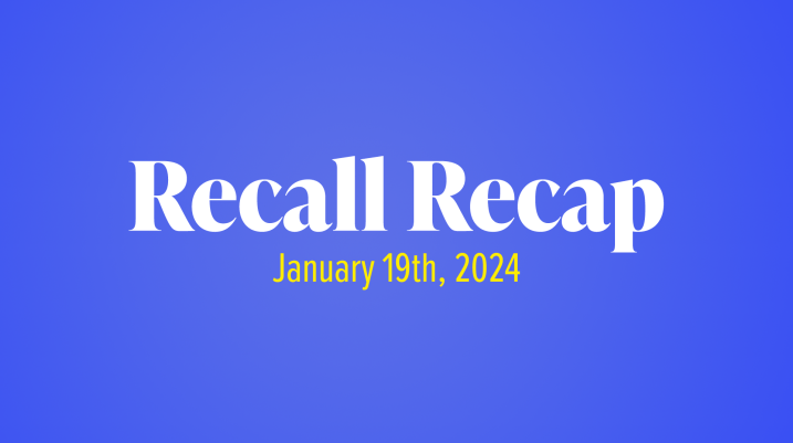 The Week in Recalls: January 19, 2024 - image