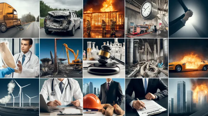 Image of Legal services for car, construction, fire, and medical cases