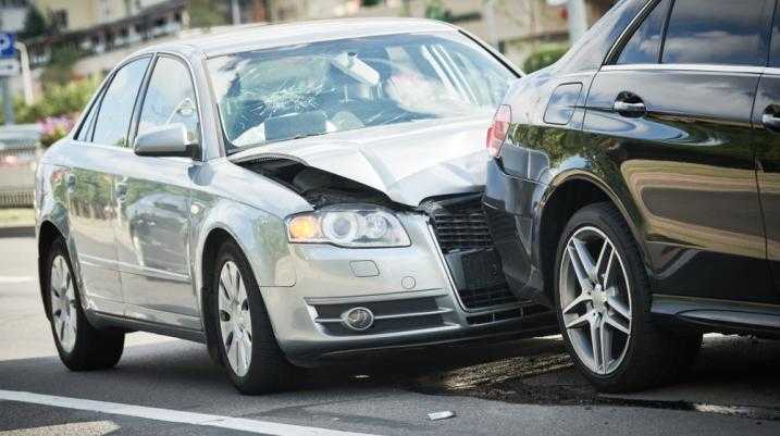 Car that was rear ended