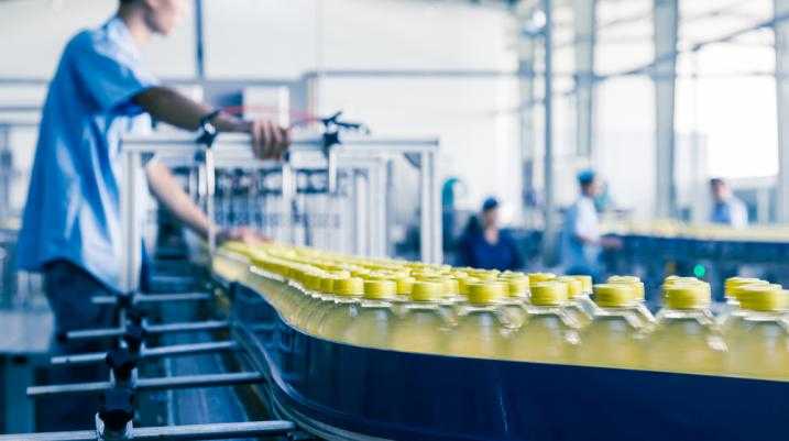 Production line at a factory