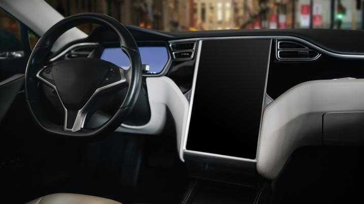 Tesla interior