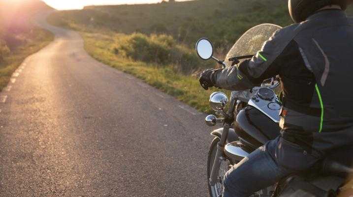 motorcycle on a highway