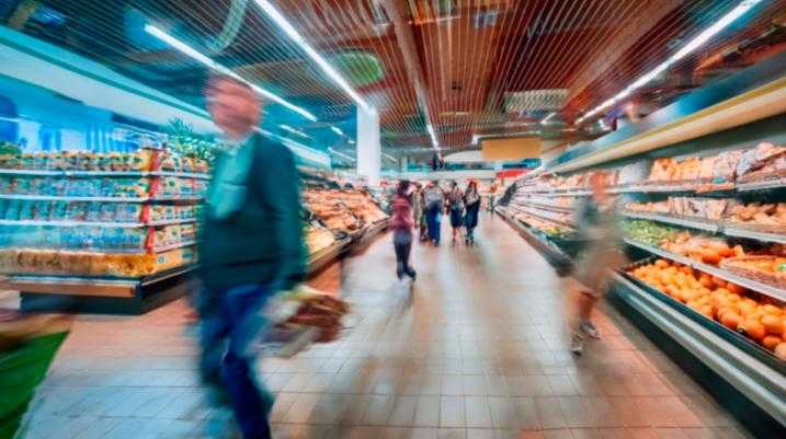 shopping in the supermarket