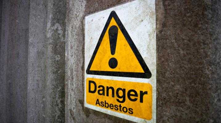 asbestos warning