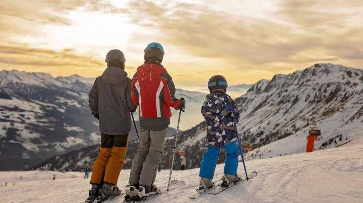 skiing on the mountain in aspen