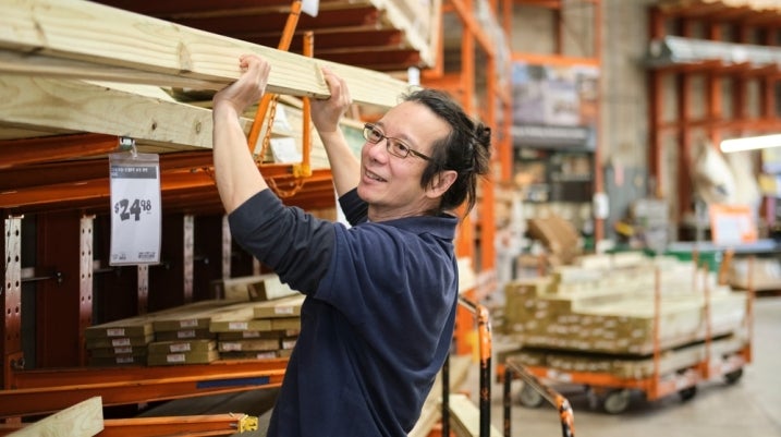 Man in Home Depot